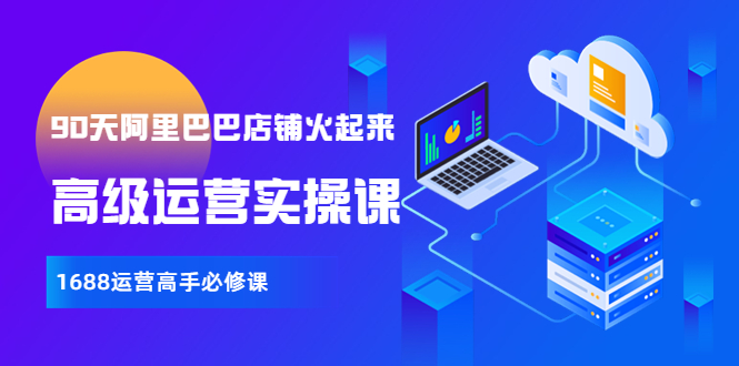 (2205)【90天阿里巴巴店铺火起来】高级运营实操课,1688运营高手必修课