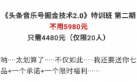 网赚副业：头条音乐号项目内容，免费项目！