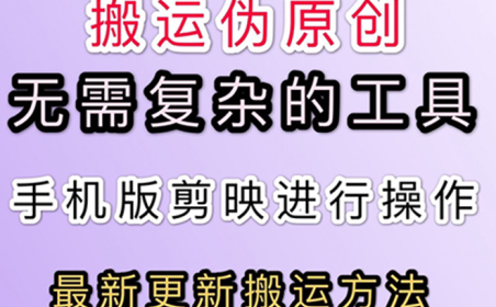 （2516-3）五月最新的抖音快手搬运技术，无需特殊工具，小白亦可做【免费分享】