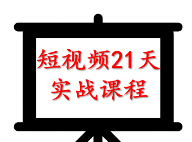（2607-1）张萌短视频21天实战训练课程，涨粉+创作+变现