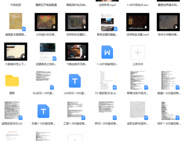 (2616-4)超详细的魔兽5开搬砖教程,视频教程+文档教程