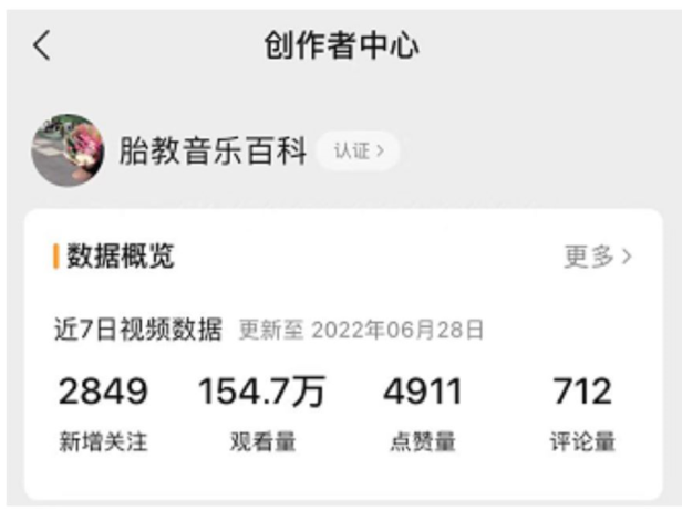 （2706-1）某公众号付费文章，三天3000粉的宝妈胎教视频号