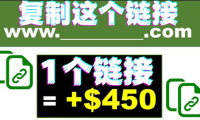 (2051)复制链接赚美元,一个链接可赚450+,利用链接点击即可赚钱的项目(视频教程)