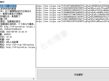 （2041）西瓜视频批量解析工具，无水印下载