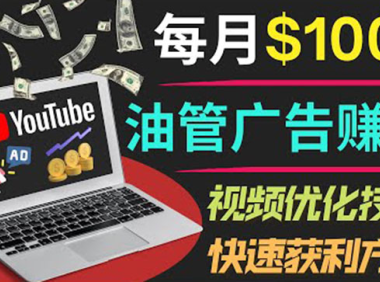 (2150)YouTube广告赚钱项目:只需发布视频就有收入,月入7000+副业