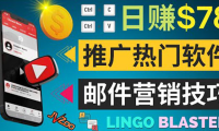 (2198)通过邮件营销的方法推广热门软件,只需复制粘贴,日赚74美元