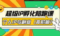 （2277）超级IP孵化陪跑课：个人IP与副业（高阶版）41节课