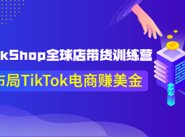 （2244）TikTokShop全球店带货训练营【更新9月份】助力布局TikTok电商赚美金！