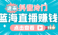 （2535）最新抖音冷门简单的蓝海直播赚钱玩法，流量大知道的人少，可做到全无人直播
