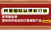 (2599)阿里国际站爆款打造系列精品课,教你如何低成本打造爆款产品