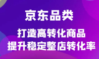 (3188)京东电商品类定制培训课程,打造高转化商品提升稳定整店转化率