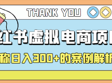 (3170)最新小红书项目-学科虚拟资料搞钱玩法,号称日入300+的案例解析