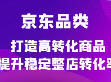 (3188)京东电商品类定制培训课程,打造高转化商品提升稳定整店转化率