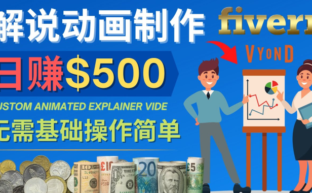 （3072）制作解说类动画视频（Animated Explainer）日赚500美元以上 - 0基础可操作