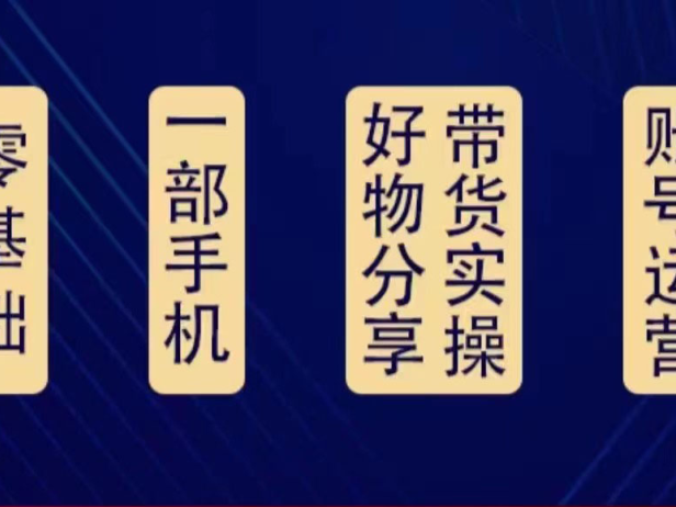 （2766）好物分享高阶实操课：0基础一部手机做好好物分享带货（24节课）