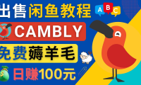 （3351）闲鱼赚钱小技巧，每单净赚10元，日赚100元 - 出售Cambly注册教程