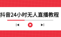 （3449）抖音24小时无人直播教程，一个人可在家操作，不封号-安全有效 (软件+教程)