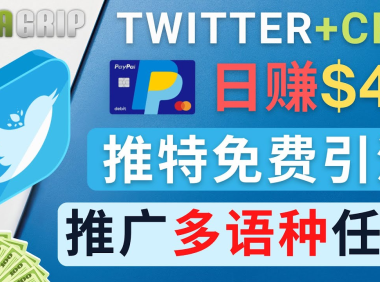 (3302)通过Twitter推广CPA Leads,日赚46.01美元 - 免费的CPA联盟推广模式