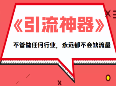 （3309）《引流神器》拥有这套系统化的思维，不管做任何行业，永远都不会缺流量（PDF电子书）