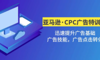 （3805）亚马逊·CPC广告·2期特训营，迅速提升广告基础，广告技能，广告点击转化（无水印课程）