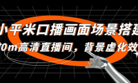 （3835）小平米口播画面场景搭建：10m高清直播间，背景虚化效果！