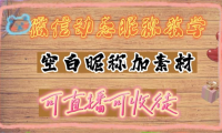 （3906）微信动态昵称设置方法，可抖音直播引流，日赚上百【详细视频教程+素材】