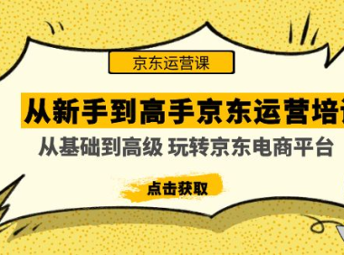 (3735)从新手到高手京东运营培训:从基础到高级 玩转京东电商平台