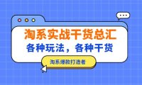 (4004)淘宝实战干货总汇:各种玩法,各种干货,淘系爆款打造者!