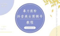（4053）抖音快手暴力涨粉美女混剪视频教程 百分百过原创图片教程 附带违规申诉方法