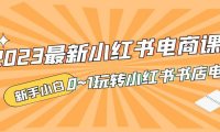 (4185)2023最新小红书·电商课,新手小白从0~1玩转小红书电商