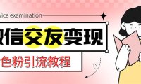 (4232)微信交友变现项目,吸引全网LSP男粉精准变现,小白也能轻松上手,日入500+
