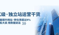 (4242)亿级·独立站运营干货:全面提升网站·转化率超过4%,轻松大卖 用数据说话