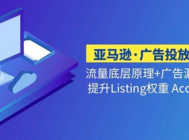 (3982)亚马逊·广告投放技巧流量底层+广告漏斗逻辑+提升Listing权重 Acos<10%