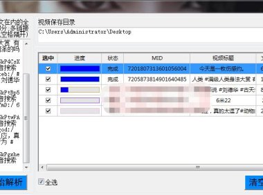 （4073）淡蓝抖音无水印视频解析下载工具免费版（免费分享）