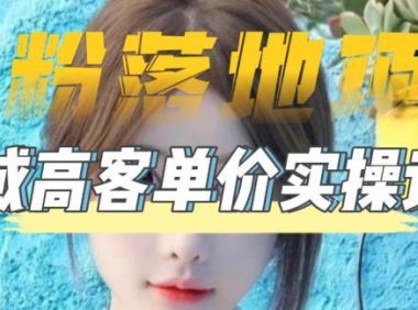 (4100)【男粉落地项目】0基础玩转男粉短视频转私域日产500+2023男粉高客单价实操