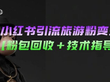 (4107)小红书引流旅游粉变现,一个月轻松1w+【粉包回收+技术指导】
