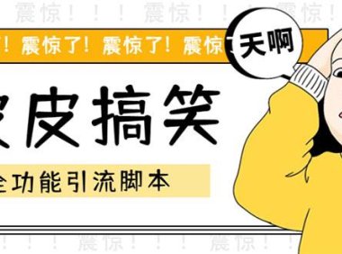（4125）【引流必备】最新皮皮搞笑全功能引流 解放双手自动引流【脚本+教程】
