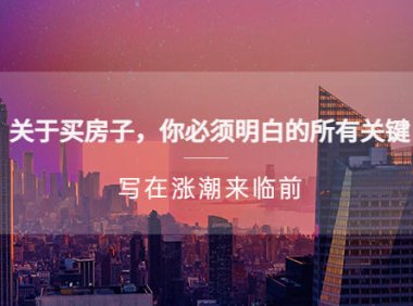 (4149)某公众号付费文章《关于买房子 你必须明白的所有关键-写在涨潮来临前》