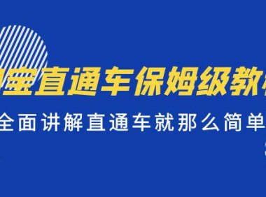 （4295）淘宝直通车保姆级教程，全面讲解直通车就那么简单！