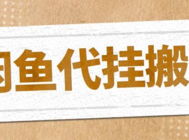 (4335)最新闲鱼代挂商品引流量店群矩阵变现项目,可批量操作长期稳定