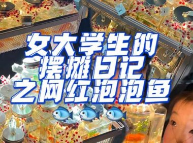 (4371)最近抖音很火的泡泡鱼手工小成本地摊创业项目,日賺500+项目课程解析