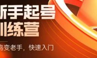(4607)抖音电商-新手起号特训营,菜鸟变老手 快速入门 新手商家超全入门课程大全