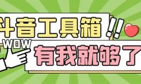 (4816)抖音辅助多功能工具箱,养号引流全都有【软件+教程】