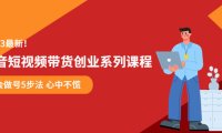 (4878)抖音短视频·带货创业5步法系统课程,某培训机构售价980的抖音课程