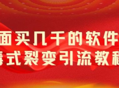 (4708)OEM软件引流裂变教程,无限吸引精准粉丝实战课程