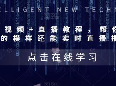 （4802）AI换脸视频教程+换脸直播教程，用别人的脸实时直播技术（教程+配套资料）
