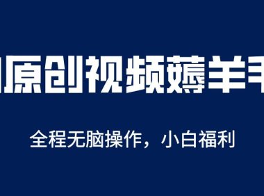 （4817）AI一键原创账号打造，解放双手自动做视频，起号后日收200+