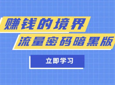 (4820)公众号付费文章《赚钱的境界》+《流量密码暗黑版》