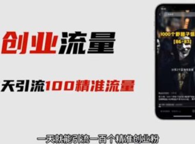 (4849)自媒体·音频图文视频制作,一天引流100+创业粉【音频软件+图片素材】