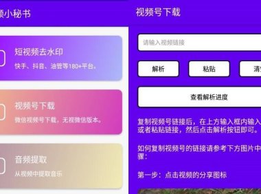(4880)短视频无水印下载工具,永久安卓版,支持视频号